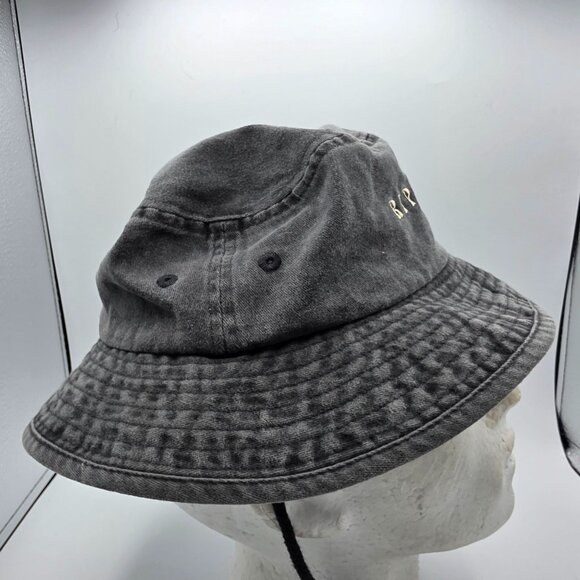 Rip Curl Premium Surf Gray UPF Sun Bucket Hat Summer Beach Walking Outdoors - Picture 4 of 7